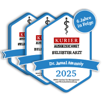 Augenlasern Wien, Dr. Atamniy - Kurierauszeichnung "beliebteste Ärzte" für 2025, 6 Jahre in Folge